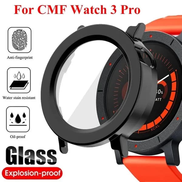 PC Case + Стекло For Nothing CMF Watch 3 Pro