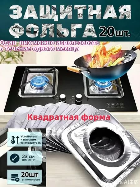 Профессиональная защита для кухни ресторана и дома, усиленная фольга