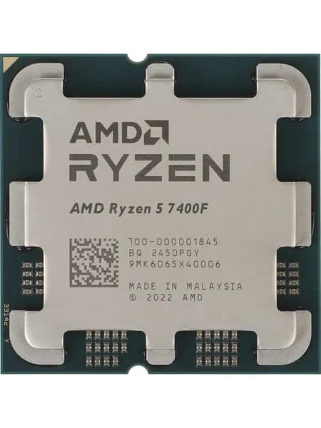 Процессор AMD Ryzen 5 7400F AM5 (100-000001845) (3.7GHz) OEM