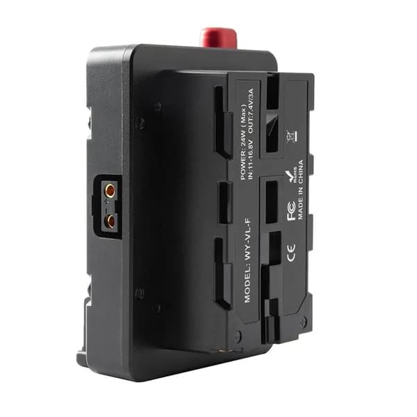 (P A E Q) Крепежная пластина адаптера питания совместим с Mini Nano V/V Mount Battery to NP-F NP-F960 NP-F970, D-Tap камеры/LED Z Cam E2/F6/S6/F8