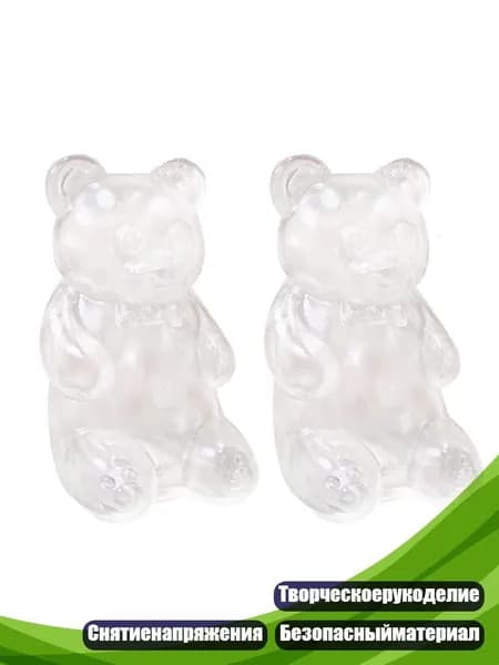 Забавная игрушка-медвежонок из безопасного TPR для детей и взрослых, 2