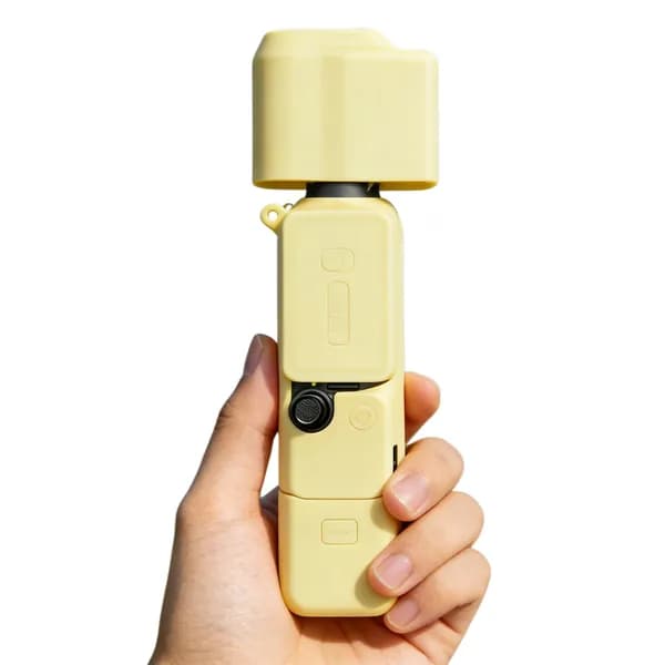 Чехол для DJI Osmo Pocket 4 из силикона жёлтого цвета