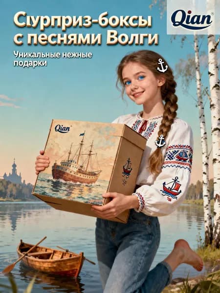 Подарочный набор Волга сувениры и аксессуары с тематикой региона