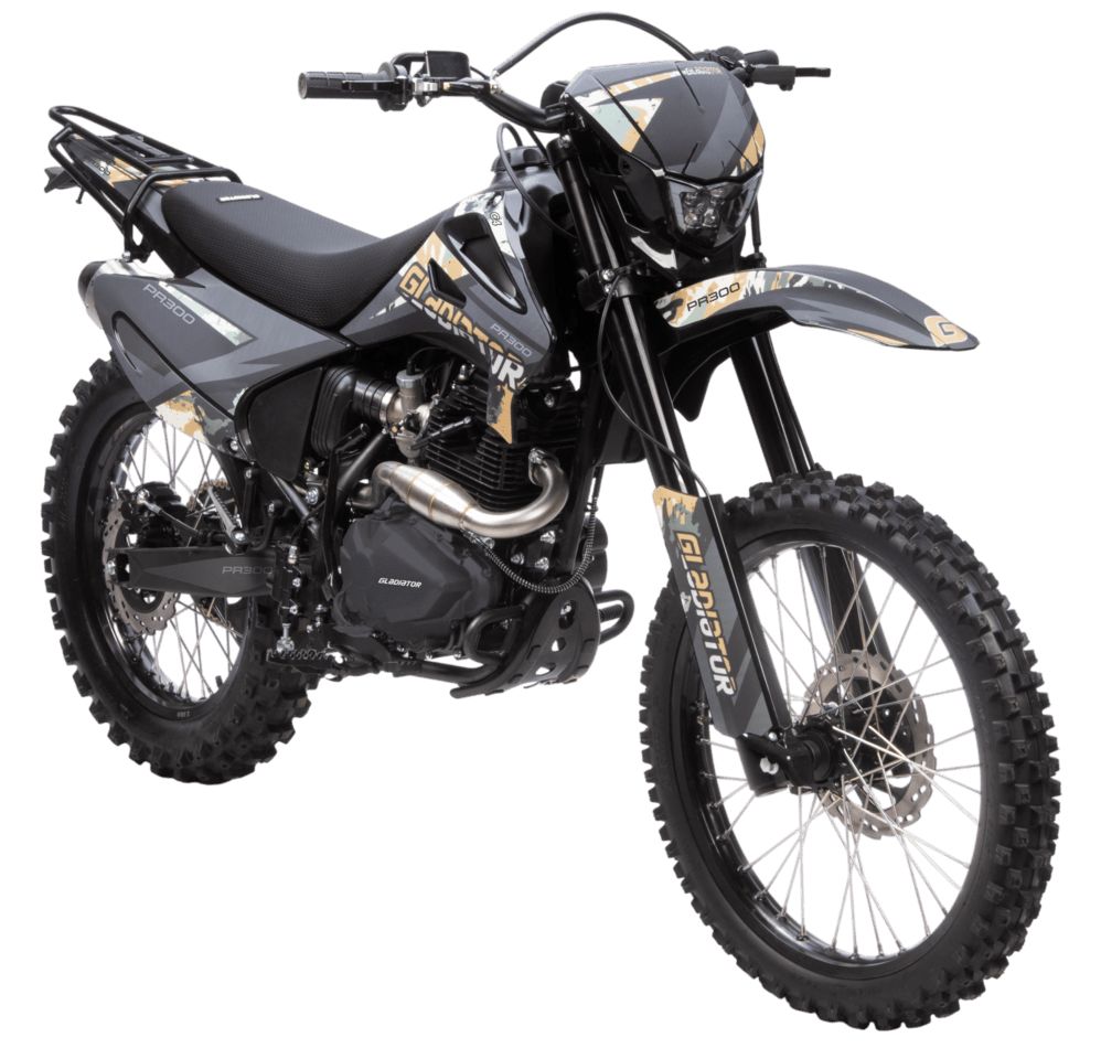 Мотоцикл GLADIATOR C4 PR300_серый (без ПТС в заводской упаковке)