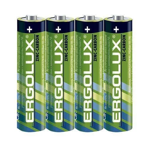 Батарейки мизинчиковые Ergolux R03SR4 1.5В, R03, SR4 12440