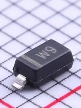 10 шт BZT52C5V6 SOD-123, надписи код: W9, 5,6В Независимый стабилитрон