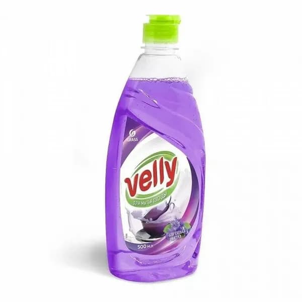Grass Жидкость для посуды Velly Бархатная фиалка, 500 мл