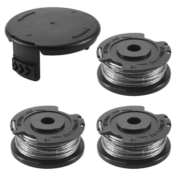 Комплект из 3 катушек лески для триммера F016800569 с чехлом F016F04557 для легкой стрижки травы ART 23SL 26SL