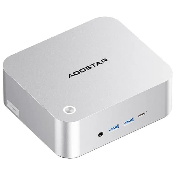 AOOSTAR Мини-ПК Мини-ПК AOOSTAR MACO R7 H255 (AMD Ryzen 7 H 255, RAM Отсутствует, AMD Radeon 780M, Без ОС), MACO R7 H255, серебристый