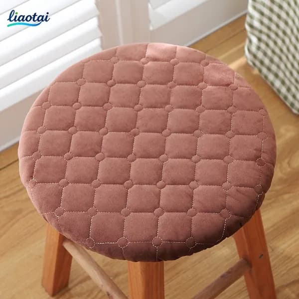 Чехол на мебель для табурета 30x30 см коричневый