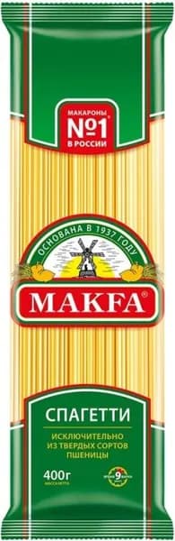 Makfa Макароны Вермишель длин.спагетти 400 гр, 1 уп