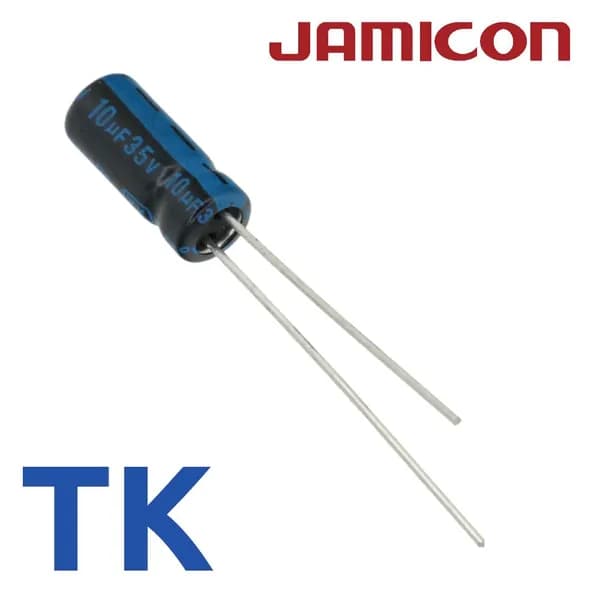 10мкФ 35В / TK / 5x11 / 105 С / конденсатор электролитический (20шт)