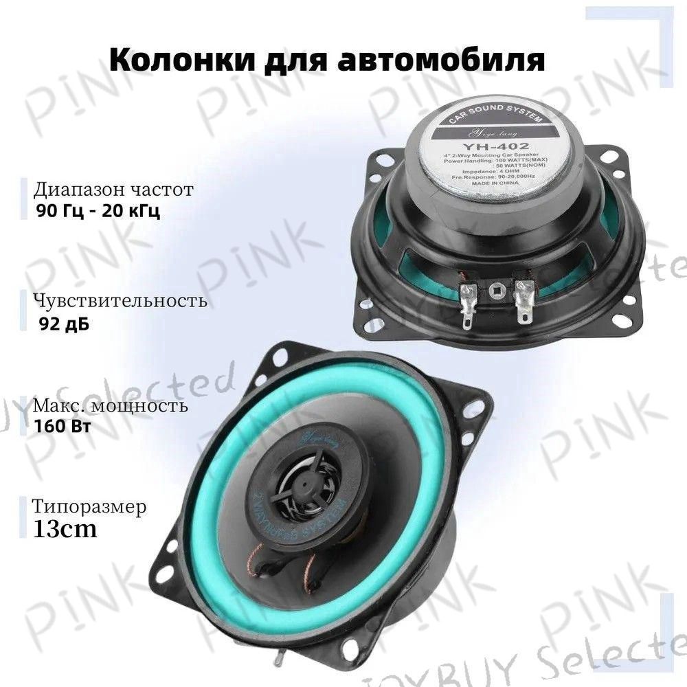 Колонки автомобильные, 13 см (5 дюйм.)