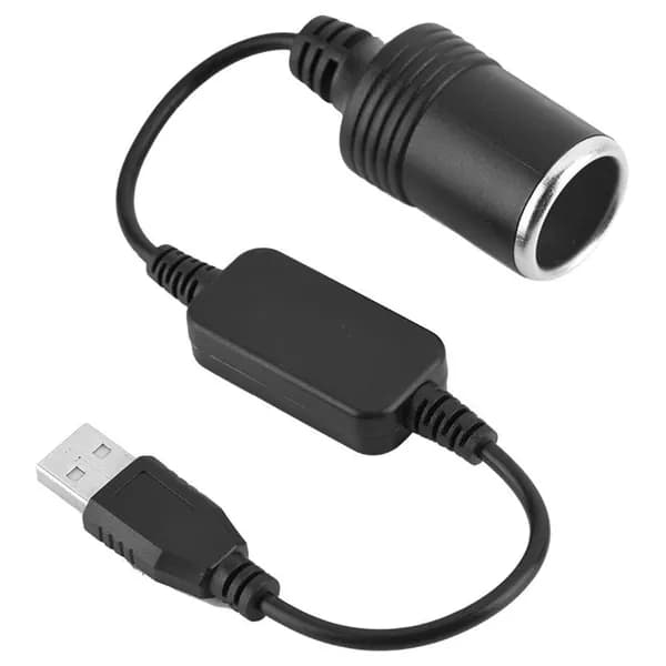 USB-преобразователь 5 В в 12 В, блок питания для тахографа, USB-прикуриватель