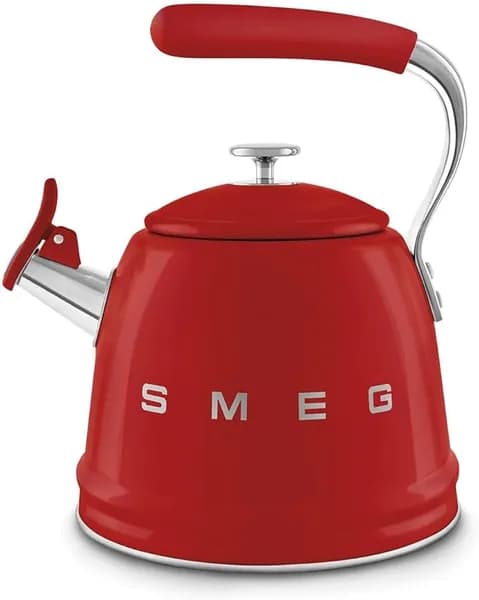 Smeg красный настольный чайник в стиле 50-х годов, 2,3 л