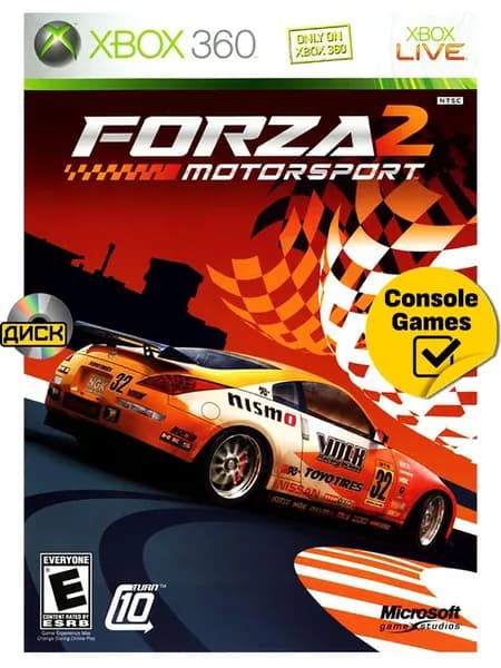 Игра Forza Motorsport 2 (XBox 360, Английская версия)