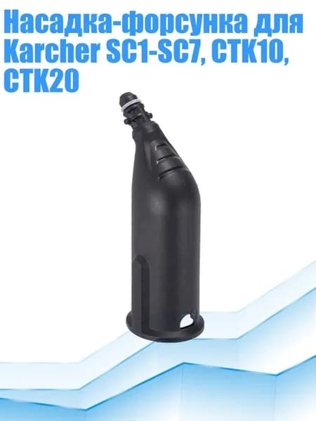 Насадка-форсунка для Karcher SC1-SC7, CTK10, CTK20, Черный