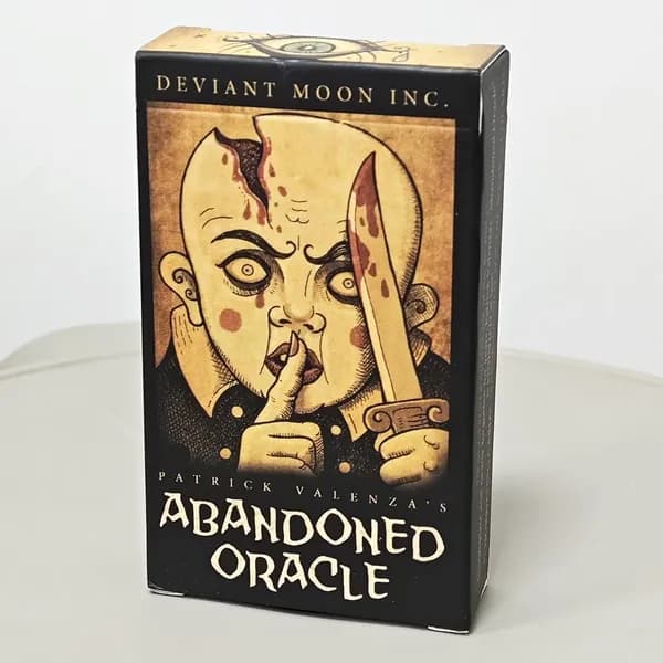 Колода Отказ от оракула 10,5*6 см по мотивам кошмаров из Дневников сновидений Патрика Валенцы 52 ужасающие карты оракулов