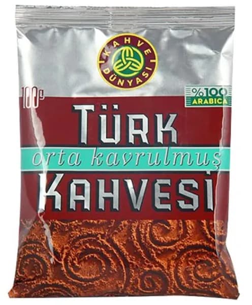 Kahve Dunyasi Турецкий кофе средней обжарки, 100 г