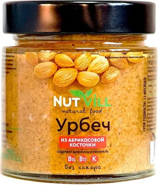 Урбеч Nutvill из абрикосовой косточки 180г