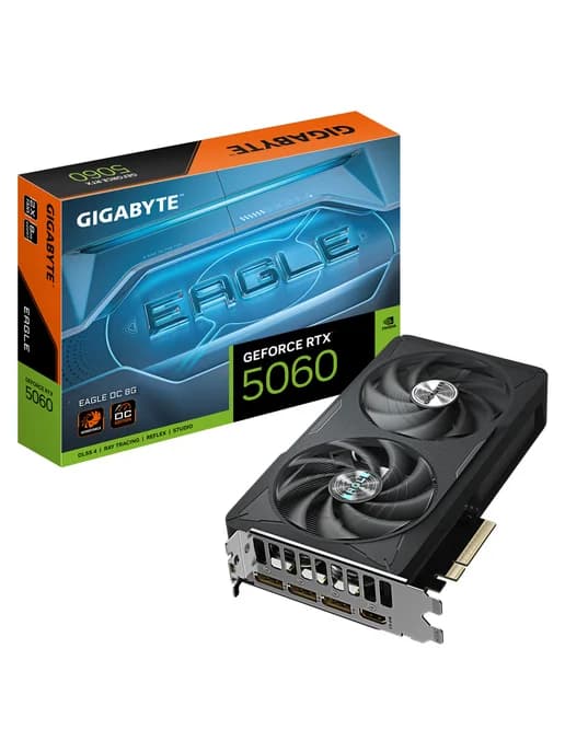 Видеокарта RTX 5060 8 ГБ RTL (GV-N5060EAGLE OC-8GD)