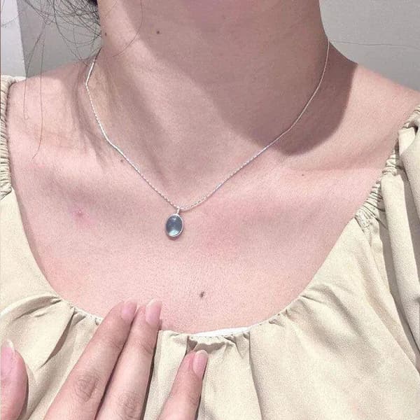 имитация серебра Колье Колье