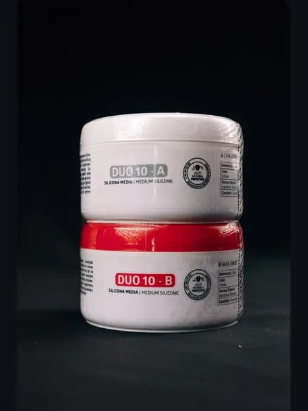 Силикон для ортозов (ортезов) Fresco DUO 10-A+В, средняя жесткость. Твердость по Шор А:10-12 (250 г)