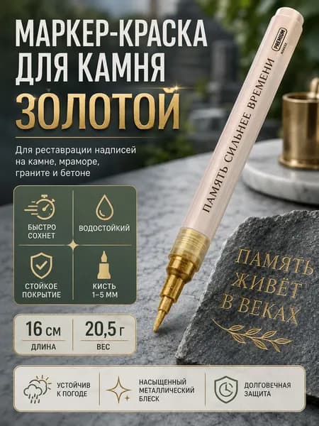 Маркер Лаковый, толщина: 2.5 ммдля каллиграфии, для выделения текста