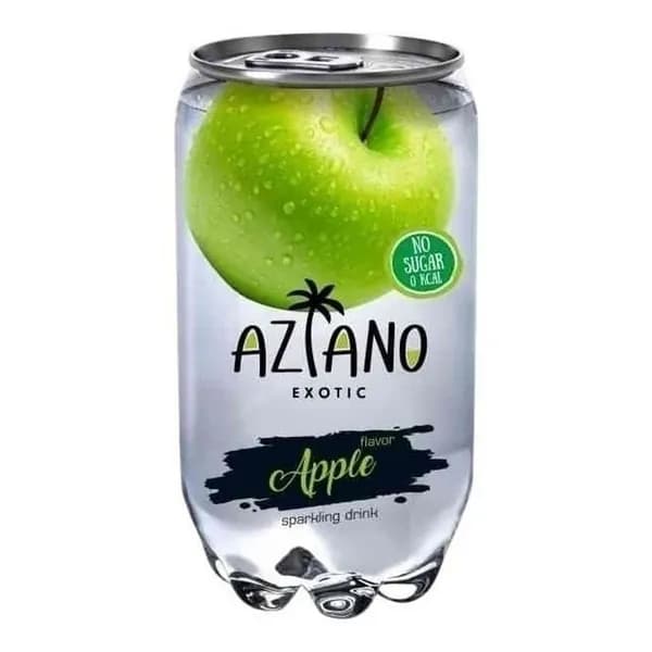Газированный напиток Aziano яблоко 350 мл