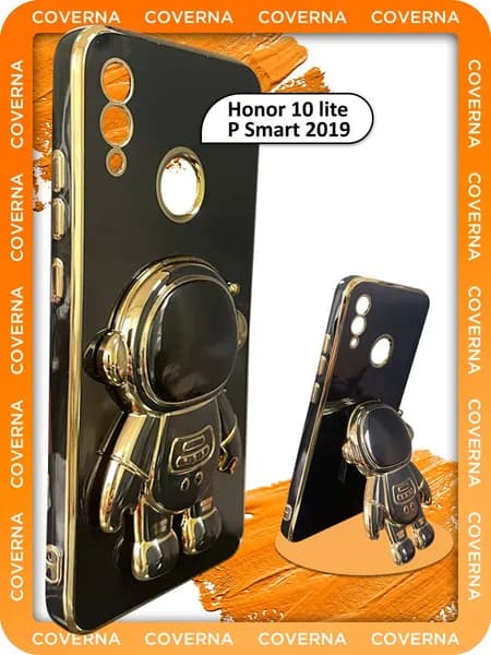 Чехол подставка с объемной фигуркой попсокет на Honor 10 lite, P Smart 2019, для Хуавей Хонор 10 лайт, П смарт 2019