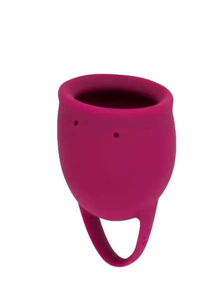 Менструальная чаша Lola Games Natural Wellness Peony wine red