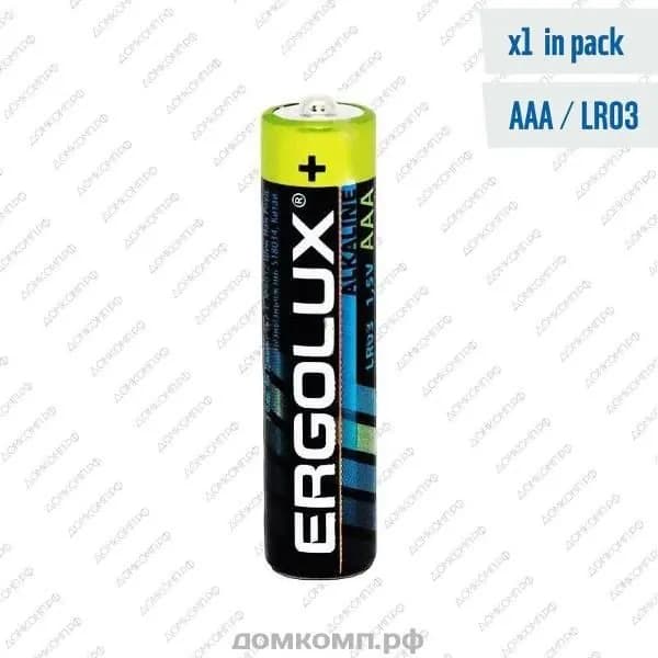 Батарейка алкалиновая (щелочная) Ergolux LR03 BL-4