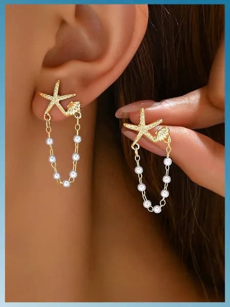 Серьги кисточки
