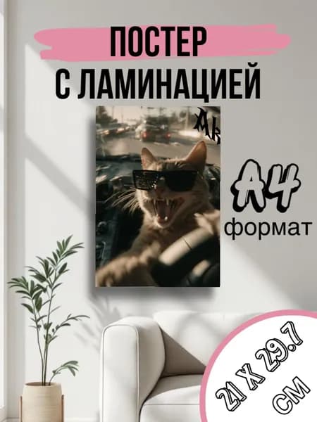 Постер, 29.7х21 см