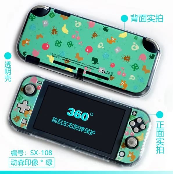 Защитный чехол для Switch Lite, полное покрытие верхней и нижней частей, окрашенный защитный чехол для игровой консоли NSL.