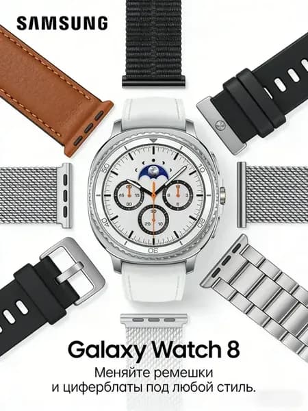 Galaxy Watch 8 40mm LTE для поездок автономная связь