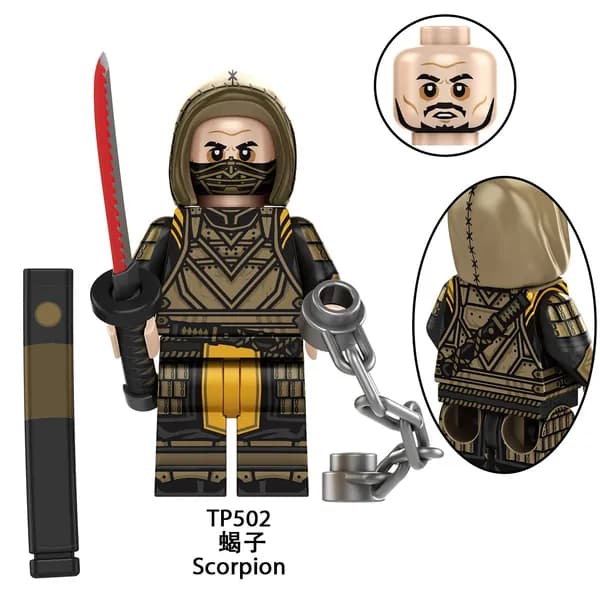 Минифигурка TP502 Скорпион, персонаж Mortal Kombat, коллекционная игрушка