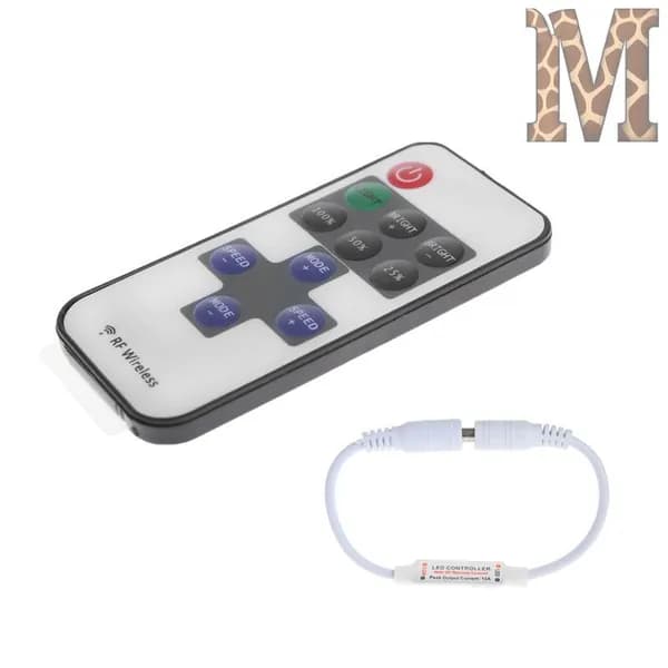 RF Wireless 11 для пульта дистанционного управления с ключом, мини-диммер для одноцветного освещения