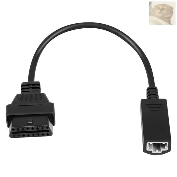 Переходник OBD2 для Honda 3 pin на 16 pin, диагностический кабель-адаптер OBD1 OBDII для старых моделей Хонда, подключение автосканера ELM327