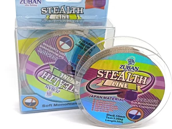 Леска Zuban Stealth Line 3D, 0,10 мм, 30м