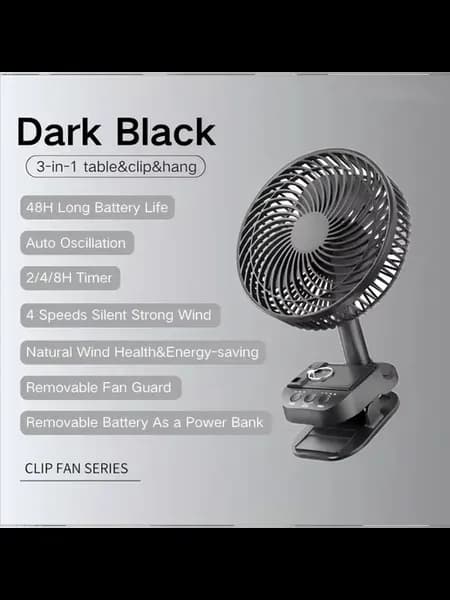 Портативный вентилятор Black+Decker 10000 мАч