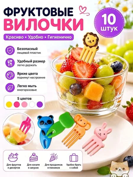 Вилка десертная бирюзовый