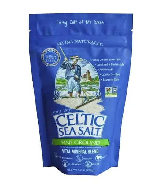 Серая соль Celtic Sea Salt, Light Grey Celtic, смесь основных минералов, 227 г