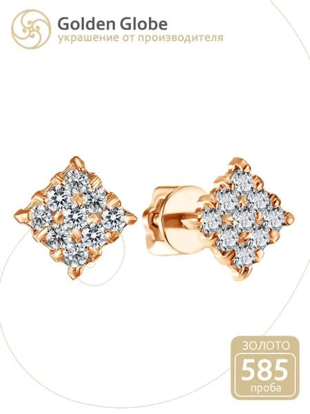 Серьги золотые 585 женские