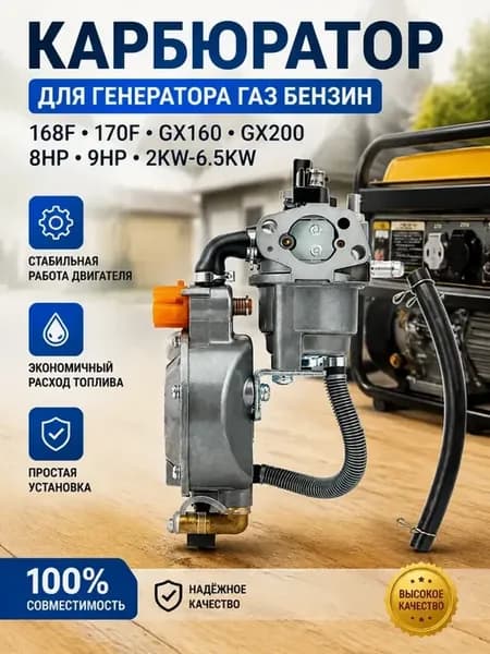 карбюратор для генератора газ бензин
