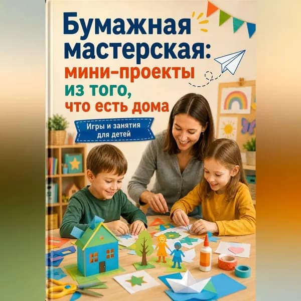 Бумажная мастерская: мини-проекты из того, что есть дома | Электронная аудиокнига