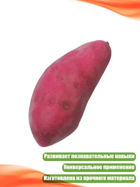 Реалистичная модель сладкого картофеля в натуральную величину для витрины магазина, развивающая игрушка для детей