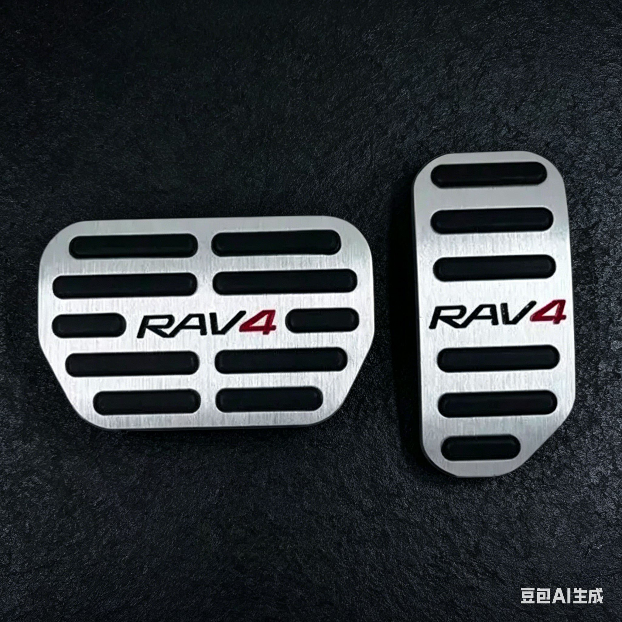 Накладки на педали для Тойота RAV4 ( Рав 4) 2019 - н.в. 2 шт