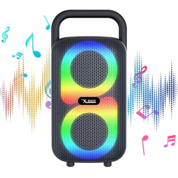 Мобильный Bluetooth-колонка с RGB подсветкой и мощностью 8W
