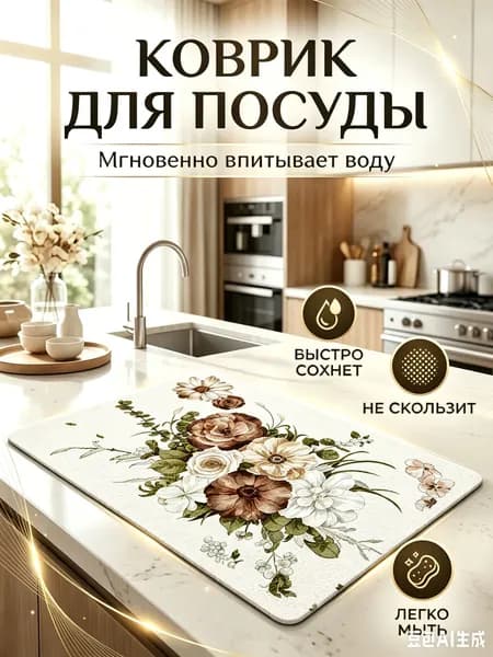 Коврик для кухни 30x40 см